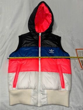 adidas Women’s Hooded Colorblock Puffer Vest